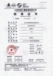 检测仪器报告证书：钢卷尺长度坚定报告